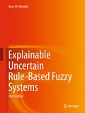 Cover: Explainable Uncertain Rule-Based Fuzzy Systems - Springer