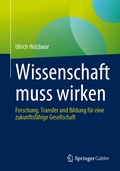 Cover: Wissenschaft muss wirken - Springer Gabler