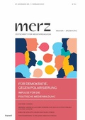 Cover: F&uuml;r Demokratie, gegen Polarisierung. Impulse f&uuml;r die politische Medienbildung - kopaed - merz / medien+ erziehung