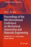 Cover: Proceedings of the 8th International Conference on Mechanical, Automotive and Materials Engineering - Springer