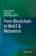 Cover: From Blockchain to Web3 & Metaverse - Springer