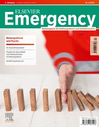 Abbildung von: ELSEVIER Emergency. Rettungsdienst & Psyche. 4/2023 - Urban & Fischer