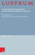 Cover: Lustrum Band 63 - 2021 - Vandenhoeck & Ruprecht