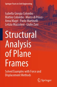 Enlarge image Cover: Structural Analysis of Plane Frames - Springer