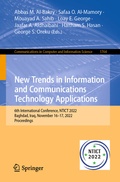 Cover: New Trends in Information and Communications Technology Applications - Springer