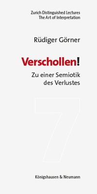 Enlarge image Cover: Verschollen! - Königshausen & Neumann