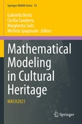 Cover: Mathematical Modeling in Cultural Heritage - Springer