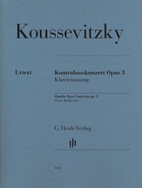 Abbildung von: Serge Koussevitzky - Kontrabasskonzert op. 3 - Henle, Günter