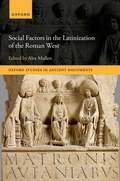 Cover: Social Factors in the Latinization of the Roman West - Oxford University Press