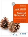 Cover: Cambridge IGCSE and O Level Additional Mathematics Second edition - Hodder Education