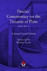 Enlarge image Cover: Proclus Commentary on the Timaeus of Plato v. 1 - Prometheus Trust