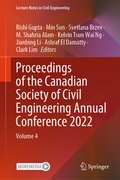 Cover: Proceedings of the Canadian Society of Civil Engineering Annual Conference 2022 - Springer