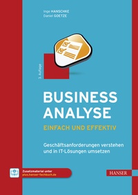 Abbildung von: Business-Analyse - einfach und effektiv - Hanser