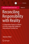 Cover: Reconciling Responsibility with Reality - T.M.C. Asser Press
