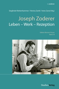 Abbildung von: Joseph Zoderer - Studien Verlag