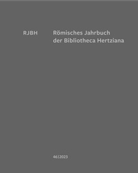 Abbildung von: Römisches Jahrbuch der Bibliotheca Hertziana - Hirmer
