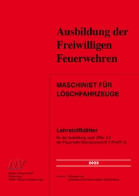 Abbildung von: Maschinist für Löschfahrzeuge - Neckar-Verlag GmbH