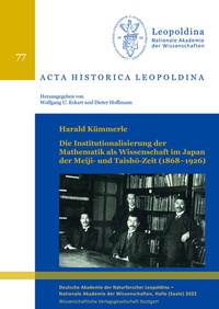 Abbildung von: Die Institutionalisierung der Mathematik als Wissenschaft im Japan der Meiji- und Taisho-Zeit (1868-1926) - Wissenschaftliche Verlagsgesellschaft
