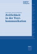Cover: Zeitlichkeit in der Textkommunikation - Narr Francke Attempto Verlag