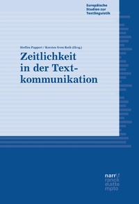 Abbildung von: Zeitlichkeit in der Textkommunikation - Narr Francke Attempto Verlag