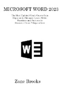 Abbildung von: Microsoft Word 2023 - Zane Brooks