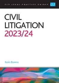 Abbildung von: Civil Litigation 2023/2024 - The University of Law Publishing Limited