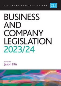 Abbildung von: Business and Company Legislation 2023/2024 - The University of Law Publishing Limited