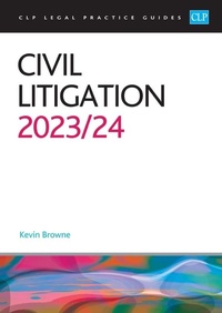 Abbildung von: Civil Litigation 2023/2024 - The University of Law Publishing Limited