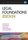 Bild: Legal Foundations 2023/2024 - The University of Law Publishing Limited