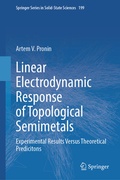 Cover: Linear Electrodynamic Response of Topological Semimetals - Springer