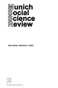 Cover: Munich Social Science Review, Volume 6 - Holler, M