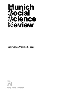 Bild vergrößern Bild: Munich Social Science Review, Volume 6 - Holler, M