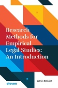 Cover: Research Methods for Empirical Legal Studies: An Introduction - Eleven International Publishing