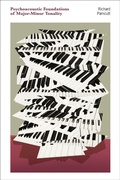 Cover: Psychoacoustic Foundations of Major-Minor Tonality - MIT Press