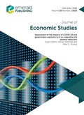 Cover: Assessment of the impacts of COVID-19 and government reactions to it on inequality and poverty reduction - Emerald Publishing Limited