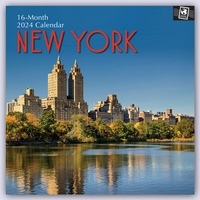 Abbildung von: New York 2024 - 16-Monatskalender - Brown Trout-Auslieferer Flechsig
