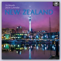 Abbildung von: New Zealand - Neuseeland 2024 - 16-Monatskalender - Brown Trout-Auslieferer Flechsig