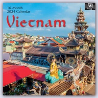 Abbildung von: Vietnam 2024 - 16-Monatskalender - Brown Trout-Auslieferer Flechsig