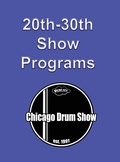 Cover: Chicago Drum Show Programs 20-30 - Rebeats Press