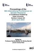 Cover: ICGR 2023- Proceedings of the 6th International Conference on Gender Research - ACPIL