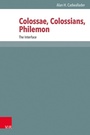 Cover: Colossae,Colossians,Philemon - Vandenhoeck & Ruprecht