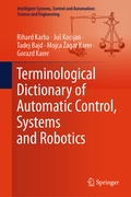 Cover: Terminological Dictionary of Automatic Control, Systems and Robotics - Springer