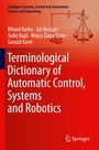 Cover: Terminological Dictionary of Automatic Control, Systems and Robotics - Springer