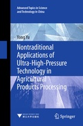 Cover: Nontraditional Applications of Ultra-High-Pressure Technology in Agricultural Products Processing - Springer