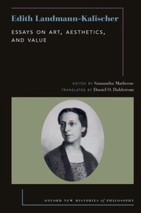 Enlarge image Cover: Edith Landmann-Kalischer - Oxford University Press Inc