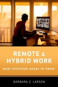 Cover: Remote and Hybrid Work - Oxford University Press Inc