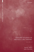 Cover: Oxford Studies in Private Law Theory: Volume II - OUP eBook