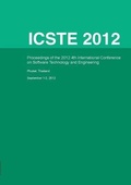 Cover: International Conference on Software Technology and Engineering (Icste 2012) - American Society of Mechanical Engineers