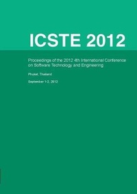 Enlarge image Cover: International Conference on Software Technology and Engineering (Icste 2012) - American Society of Mechanical Engineers