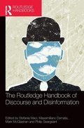 Cover: The Routledge Handbook of Discourse and Disinformation - Routledge